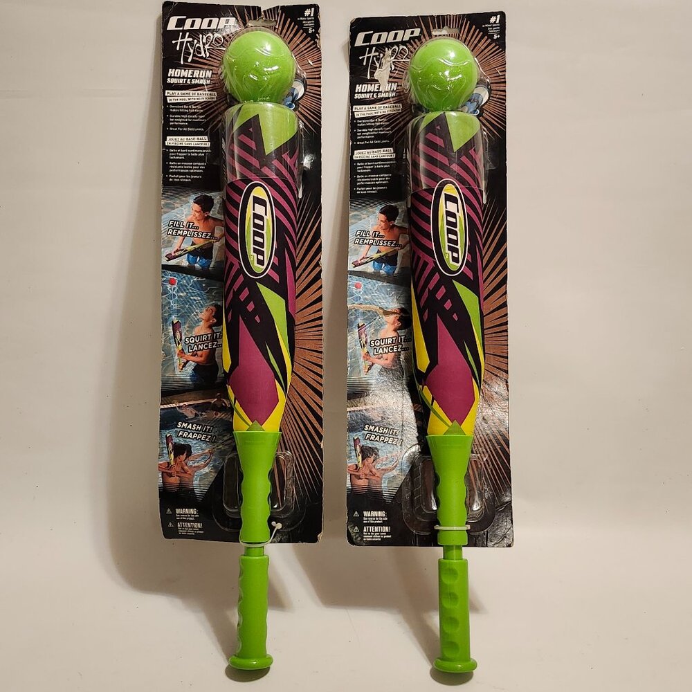 FUN COOP HYDRO Pool Baseball with no Pitcher BNIP PAIR